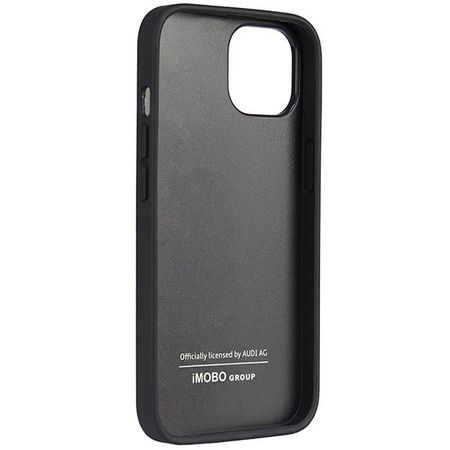 Etui Audi Synthetic Leather na iPhone 14 - czarne AU-TPUPCIP14-TT/D1-BK