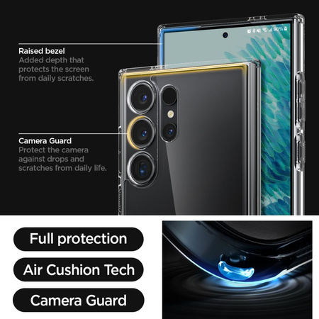 SPIGEN ULTRA HYBRID CASE GALAXY S24 ULTRA OCHRONNY POKROWIEC PRZEZROCZYSTY