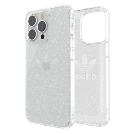 Etui Adidas OR Protective na iPhone 13 Pro / 13 Clear Case Glitter - przezroczyste 47120