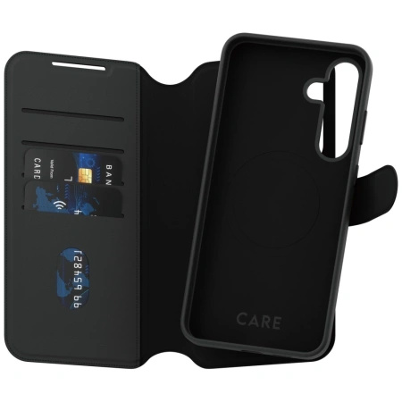 Etui CARE by PanzerGlass Feature Tango 2w1 Wallet do Samsung Galaxy S25+ - czarny