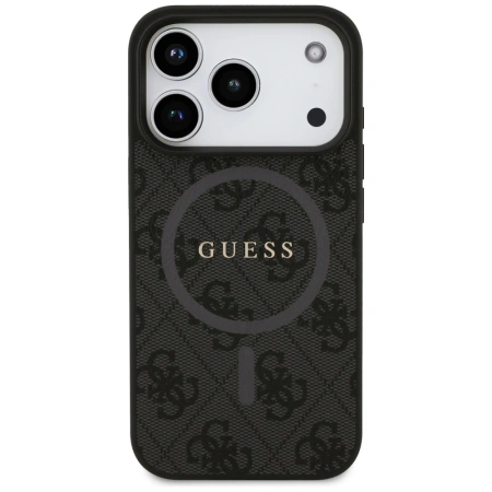 GUESS ETUI 4G RING CLASSIC LOGO DO IPHONE 17 PRO Z MAGNETYCZNYM