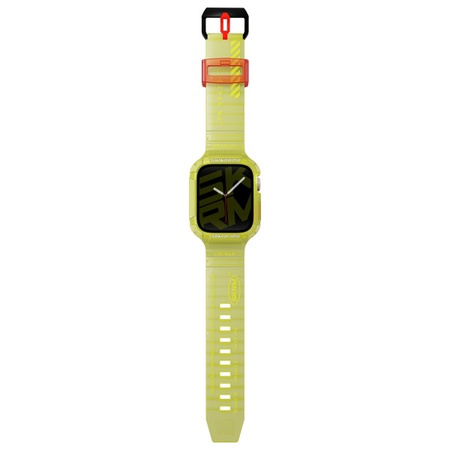Skinarma pasek+etui Saido 2in1 Apple     Watch 45/44mm żółty/yellow neon