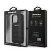 AMG AMHCP14LGSEBK iPhone 14 Pro 6,1" czarny/black hardcase Leather Debossed Lines