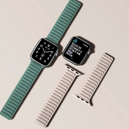 HURTEL MAGNETIC STRAP PASEK BRANSOLETA OPASKA DO WATCH 7 8 9 41MM CZERWONY