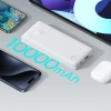 Powerbank Baseus Airpow Lite 10000mAh 15W z kablem Baseus Simple USB-A - USB-C 30cm - biały