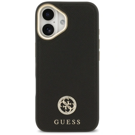 GUESS ETUI GRAINED STRASS LOGO DO IPHONE 17 MAGSAFE DESIGNERSKIE