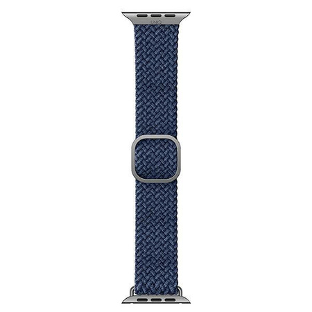 UNIQ pasek Aspen Apple Watch 40/38/41mm Series 4/5/6/7/8/SE/SE2 Braided niebieski/oxford blue