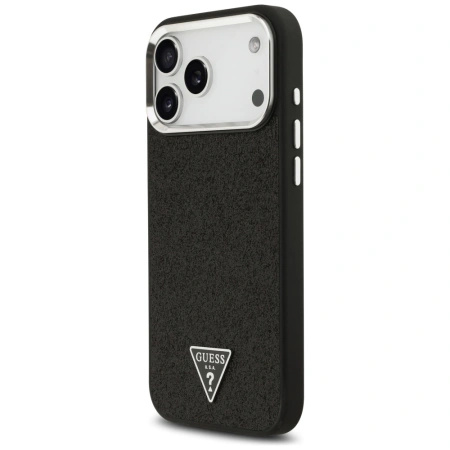 GUESS ETUI GLITTER TRIANGLE LOGO MAGSAFE DO IPHONE 17 PRO MAX ELEGANCKA