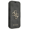 Etui Guess GUBKP13L4GMGGR na iPhone 13 Pro / 13 - szare book 4G Big Metal Logo