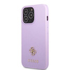 Etui Guess GUHCP13XPS4MU na iPhone 13 Pro Max purpurowy/purple hardcase Saffiano 4G Small Metal Logo