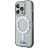 Etui BMW Silver Ring MagSafe na iPhone 15 Pro - przezroczyste