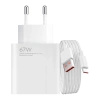 XIAOMI ŁADOWARKA SIECIOWA 67W 6.2A USB-A DO SMARTFONÓW USB-C Z KABLEM