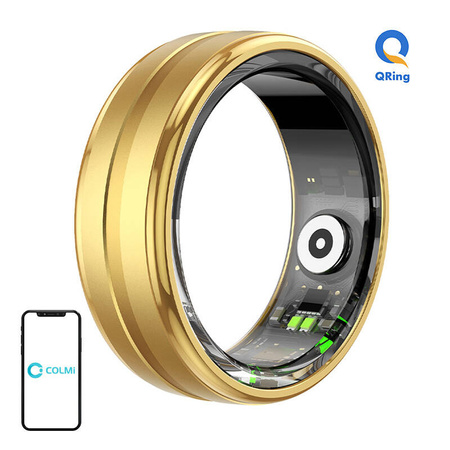 COLMI SMARTRING R06 18.1MM DO TELEFONÓW ZŁOTY W ZESTAWIE 8 SZTUK