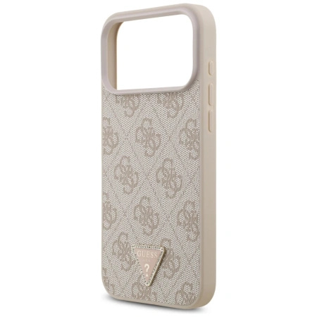 GUESS ETUI LEATHER 4G TRIANGLE STRASS DO MAGSAFE IPHONE 17 PRO MAX