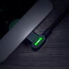 Kabel do telefonu Mcdodo ,szybkie ładowanie, kątowy 90° z diodą LED, MICRO USB,  czarny 1,2m