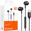 MCDODO WIRED HEADPHONES USB-C WITH MICROPHONE IN-EAR WITH DAC TO PHONE
