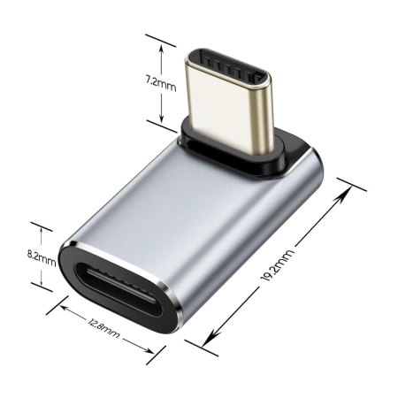 TECH-PROTECT ADAPTER KĄTOWY USB-C DO TELEFONÓW TABLETÓW LAPTOPÓW