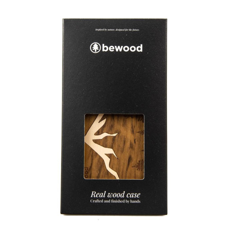 Etui drewniane na iPhone 15 Pro Bewood Góry Imbuia