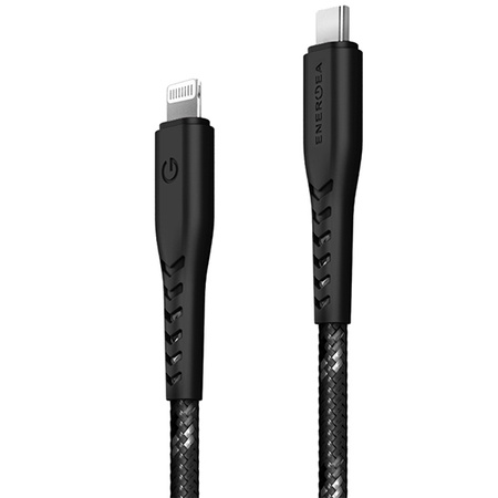 ENERGEA KABEL NYLOFLEX USB-C DO LIGHTNING DO IPHONE 1.5M MFI SZYBKIE