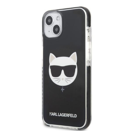 Etui Karl Lagerfeld KLHCP13STPECK na iPhone 13 mini hardcase - czarne Choupette Head