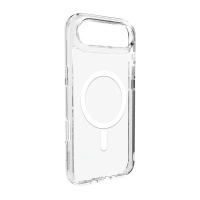 Etui Puro Lite Mag TPU+PC kompatybilne z MagSafe na iPhone 17 Air - przezroczyste z białym pierścieniem