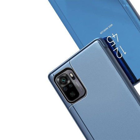 Clear View Case futerał etui z klapką Xiaomi Redmi Note 11 Pro+ 5G (China) / 11 Pro 5G (China) / Mi11i HyperCharge / Poco X4 NFC 5G niebieski