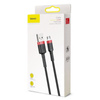 BASEUS KABEL USB DO MICRO USB DO TELEFON TABLET 2A 3M MOCNY CZARNY CZERWONY