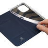 Etui do iPhone 15 Pro pokrowiec z klapką i portfelem Dux Ducis Skin Pro - niebieski