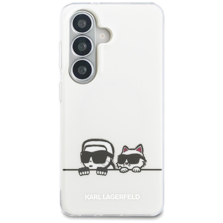 Etui Karl Lagerfeld IML Peekaboo         Karl&Choupette MagSafe do Samsung Galaxy S26 Plus przezroczysty