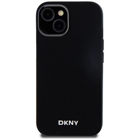 DKNY ETUI DO IPHONE 14 15 13 DO MAGSAFE LIQUID SILICONE Z MAŁYM LOGO