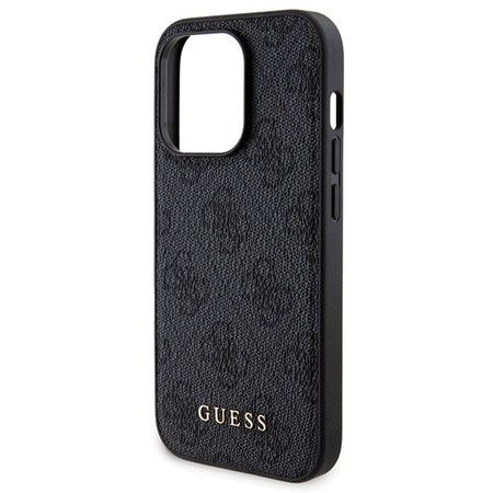 Zestaw Guess GUBPM5P13L4GEMGK iPhone13 Pro 6.1 hardcase + Powerbank 5000mAh MagSafe czarny/black 4G Metal Logo