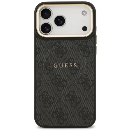 GUESS ETUI CASE DO IPHONE 17 PRO MAX MAGSAFE PU CLASSIC LOGO 4G