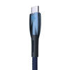 Baseus Glimmer Series kabel do szybkiego ładowania USB-A - USB-C 100W 480Mb/s 1m niebieski