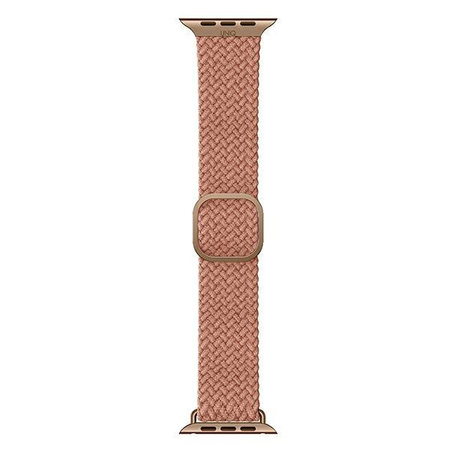 UNIQ pasek Aspen Apple Watch 44/42/45mm Series 4/5/6/7/8/SE/SE2 Braided różowy/grapefruit pink