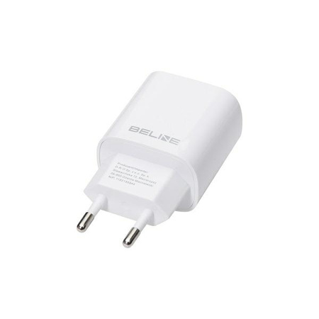 Beline Ład. siec. 1x USB-C 20W + kabellightning biała /white PD3.0 BLNCW20L