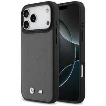 BMW ETUI CASE DO MAGSAFE IPHONE 17 PRO MAX M QUILTED LOGO LUKSUSOWE