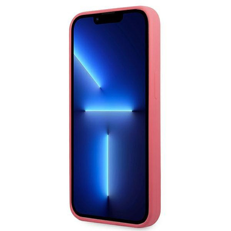Karl Lagerfeld KLHCP13LSLMP1PI iPhone 13 Pro / 13 6,1" hardcase fuksja/fuchsia Silicone Plaque