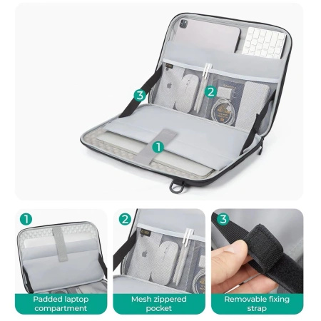 TECH-PROTECT ETUI TORBA RANGER-X TACTICAL DO LAPTOPA 15 16 OCHRONNE