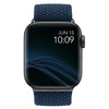 UNIQ pasek Aspen Apple Watch 44/42/45mm Series 4/5/6/7/8/SE/SE2 Braided niebieski/oxford blue