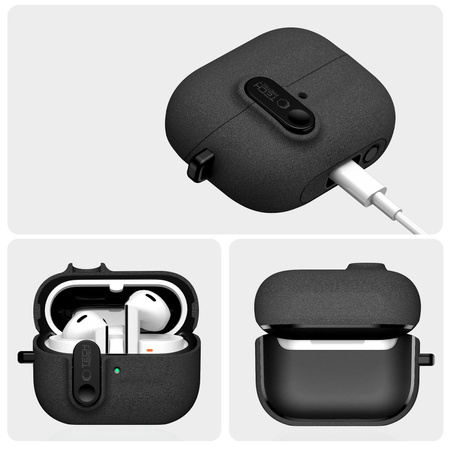 TECH-PROTECT SLIM HOOK SAMSUNG GALAXY BUDS 3 / 3 FE / 3 PRO BLACK
