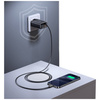 USAMS ŁADOWARKA 30W DO TELEFONÓW 1X USB-C 1X USB-A Z KABLEM SZYBKIE