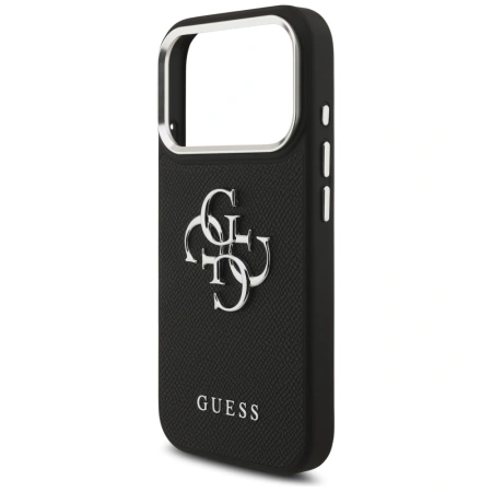 GUESS ETUI DO IPHONE 17 PRO GRANULOWANE LOGO 4G MAGNETYCZNE Z LOGO