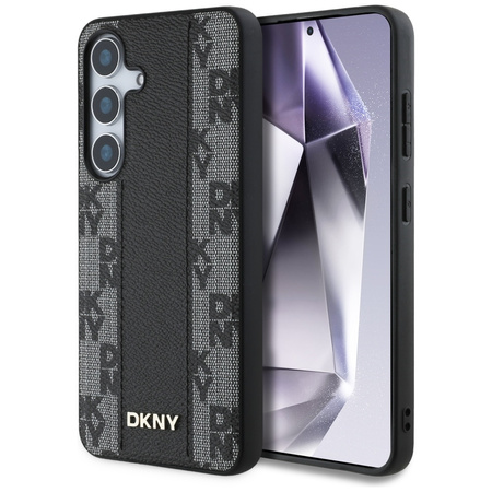 DKNY ETUI DO MAGSAFE DO SAMSUNG GALAXY S25 LEATHER CHECKERED PATTERN