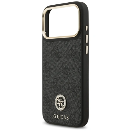GUESS ETUI POKROWIEC DO IPHONE 17 PRO MAX 4G STRASS LOGO MAGSAFE