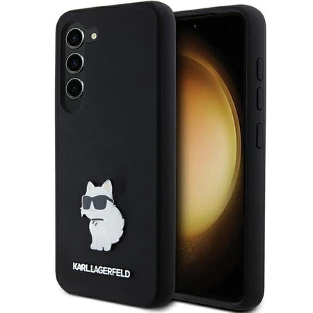KARL LAGERFELD ETUI DO SAMSUNG GALAXY S24 S921 Z METALOWYM PINEM CHOUPETTE
