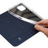 Etui do iPhone 15 Plus pokrowiec z klapką i portfelem Dux Ducis Skin Pro - niebieskie