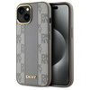 DKNY ETUI HARDCASE DO IPHONE 15 PLUS 6.7 DO MAGSAFE LEATHER CHECKERED MONO