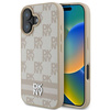 DKNY CASE DO IPHONE 16 6.1 Z PASKAMI PRINTED STRIPES I CHECKERED PATTERN