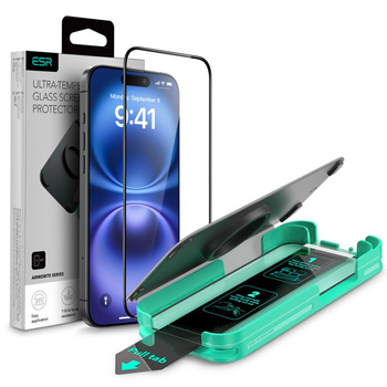 ESR SZKŁO HARTOWANE ARMORITE DO IPHONE 16 Z OCHRONĄ EKRANU WYSOKIEJ