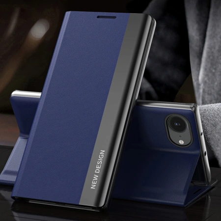 HURTEL ETUI CASE SLEEP PRO DO IPHONE 16E Z PODSTAWKĄ I KLAPKĄ MAGNETYCZNĄ